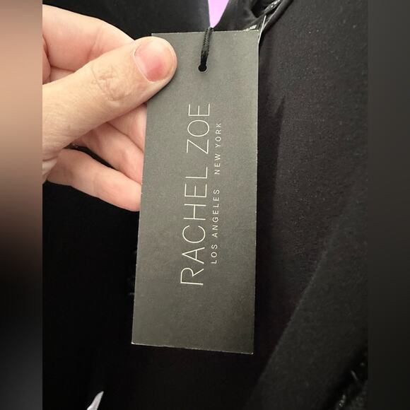 NWT RACHEL ZOE Crew Neck Short Sleeve Sequin Blouse, Small - Picture 4 of 7